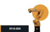 หุ่นยนต์อุตสาหกรรมที่มีโหลดสูงสุด 10 กิโลกรัม iR18-600